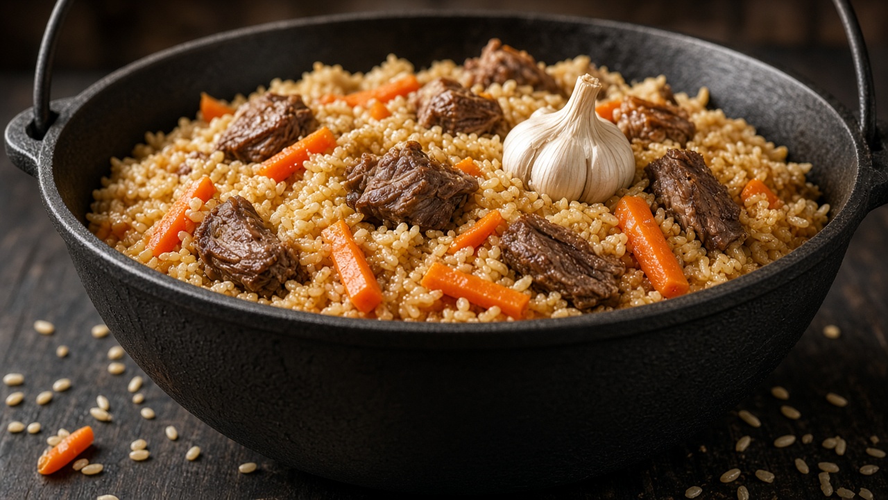 Как сварить рассыпчатый плов в казане
